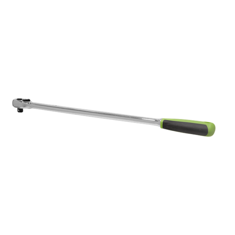 Extra-Long Pear-Head Ratchet Wrench with Flip Reverse 3/8" Sq Drive Sealey Siegen
