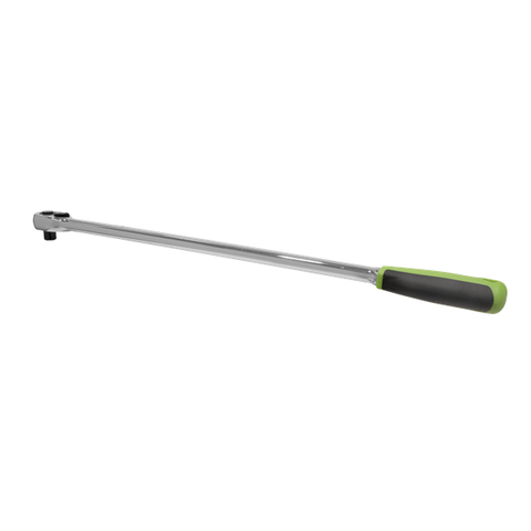 Extra-Long Pear-Head Ratchet Wrench with Flip Reverse 1/2" Sq Drive Sealey Siegen