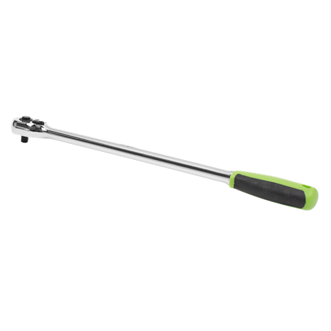 Extra-Long Ratchet Wrench with Flip Reverse 1/4" Sq Drive Sealey Siegen