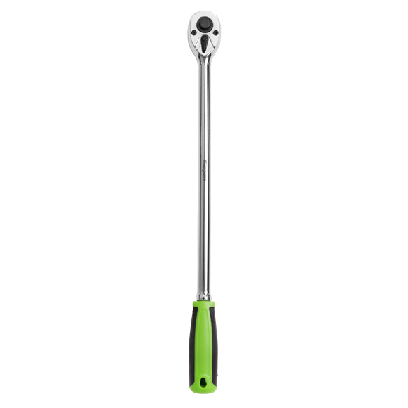 Extra-Long Ratchet Wrench with Flip Reverse 1/4" Sq Drive Sealey Siegen
