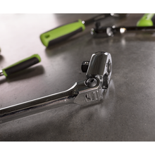 Extra-Long Flexi-Head Ratchet Wrench with Flip Reverse 3/8